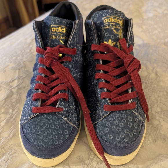 Adidas Jabar Hi "Western Denim" sz Men's 9 Women's 10.5 in Night Indigo - Picture 11 of 15